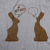 Faceless Chocolate Bunny Men's Tshirt