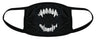 Vampire Teeth Face Mask Funny Halloween Fangs Novelty Graphic Nose And Mouth Covering