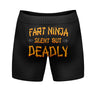 Mens Fart Ninja Silent But Deadly Boxer Briefs Funny Farting Butt Joke Cool Gift for Dad