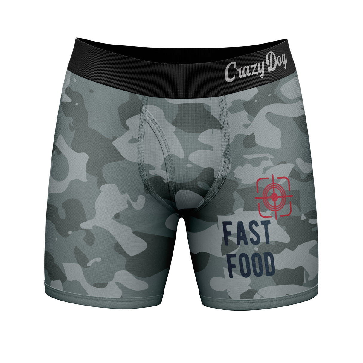 Mens Fast Food Boxer Briefs Funny Sarcastic Deer Hunting Joke Gift Hunters Novelty