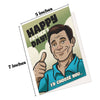 Funny Father's Day Cards Hilarious Assorted Cards for Dad With Envelopes