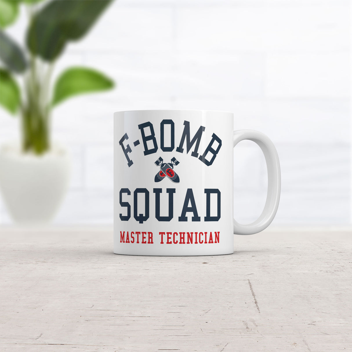 F Bomb Squad Mug Funny Sarcastic Novelty Coffee Cup-11oz