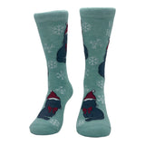 Feline Festive Socks Funny Cute Xmas Kitten Novelty Footwear