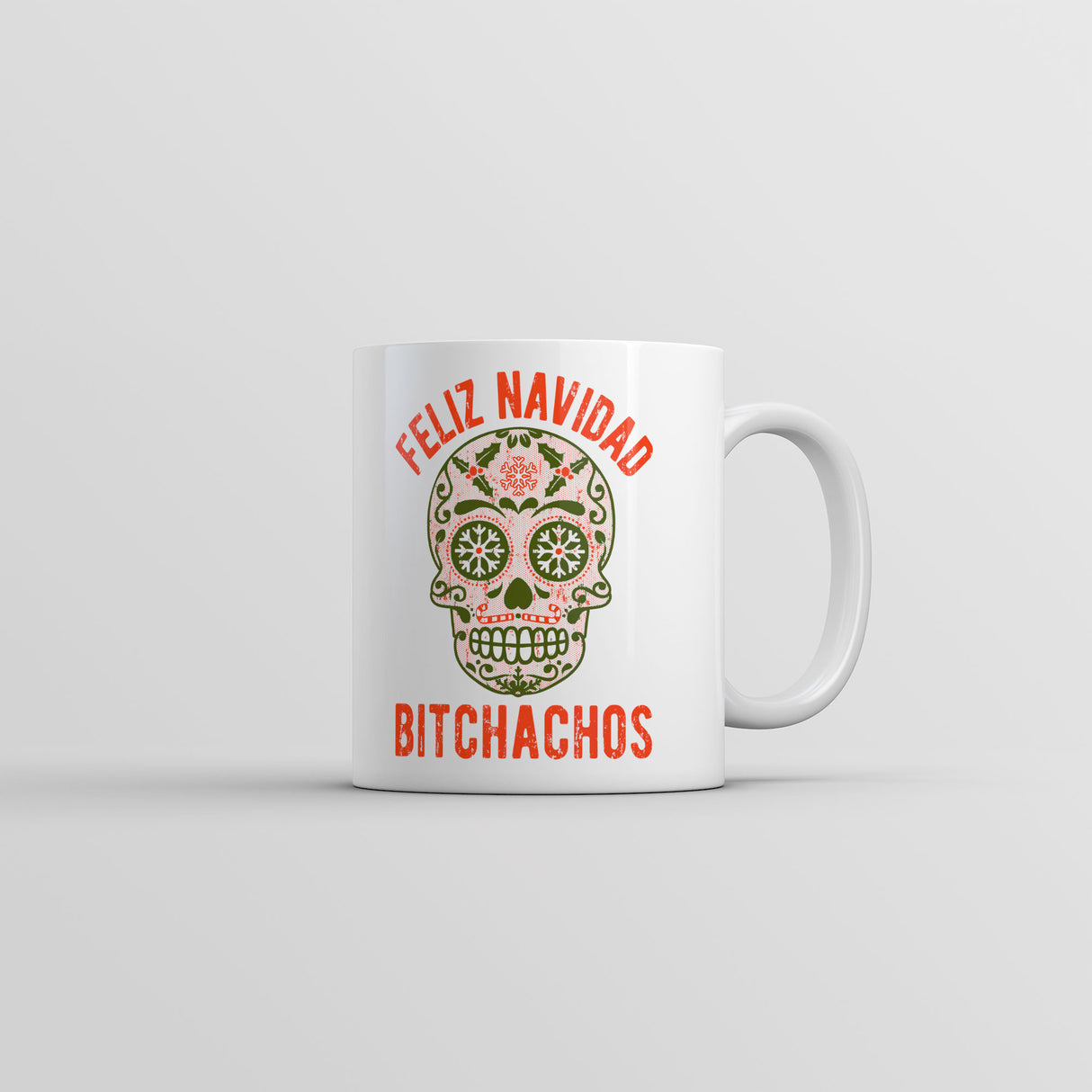 Feliz Navidad Bitchachos Mug Funny Christmas Graphic Coffee Cup-11oz