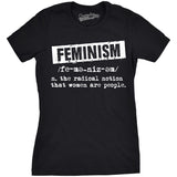 Womens Feminist Definition Cool Empowerment T-shirt For Ladies