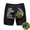Mens I Like Fishing And Maybe 3 People Boxer Briefs Funny Gift Novelty Underwear