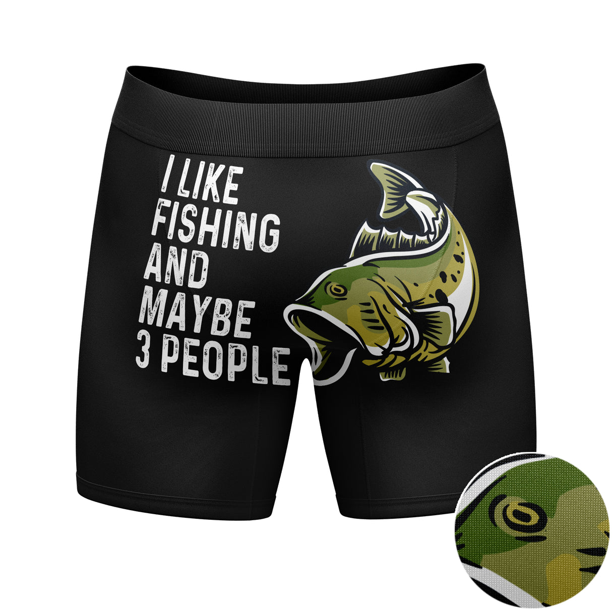 Mens Show Me Your Bobbers Boxer Briefs Funny Fishing joke Graphic Novelty Underwear