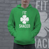 Fit Shaced Hoodie Funny St Patricks Day Outfit Shit Faced Drinking Graphic Novelty Sweatshirt