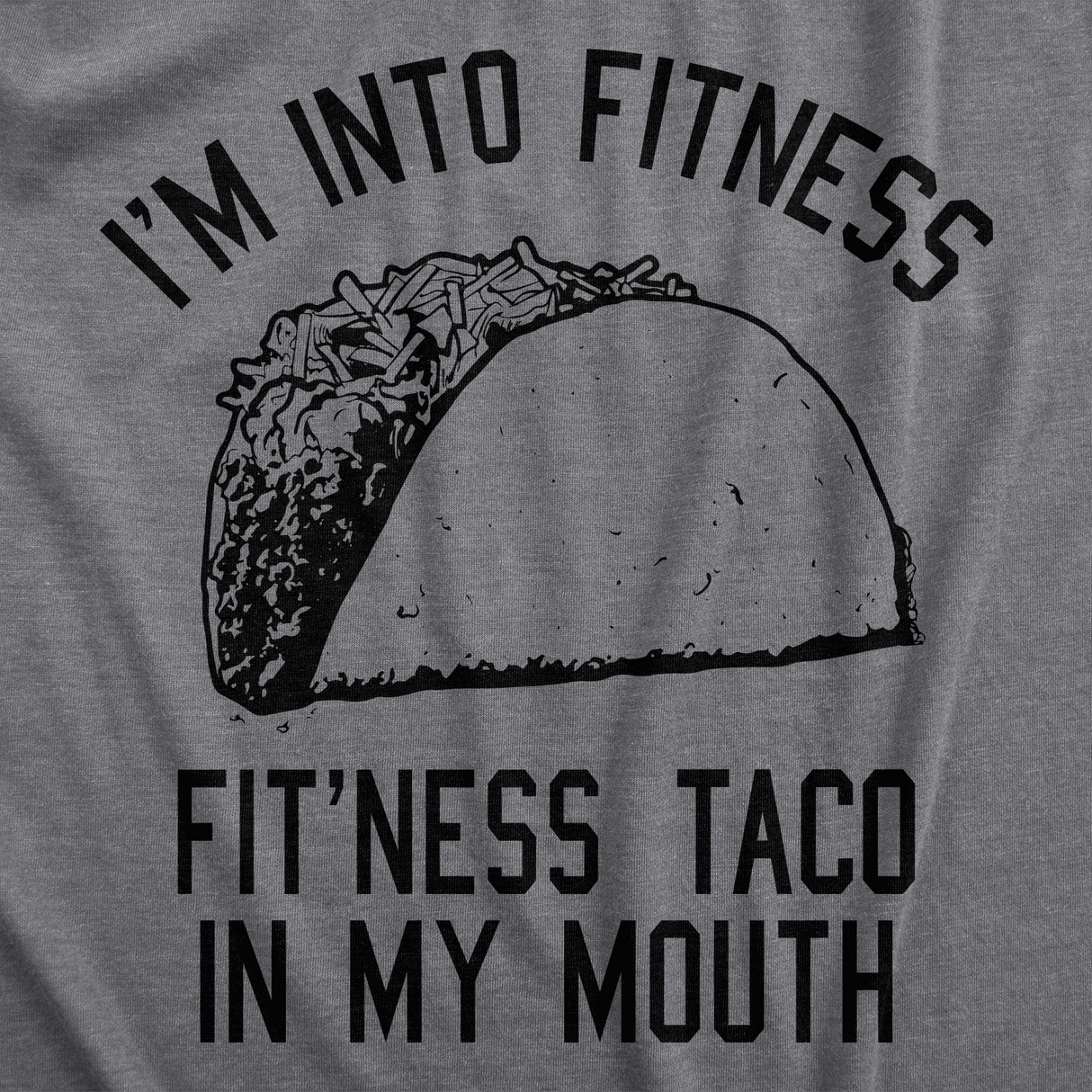 Womens Fitness Taco Funny Gym T Shirt Cool Humor Graphic Muscle Tee For Ladies