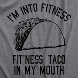 Womens Fitness Taco Funny Gym T Shirt Cool Humor Graphic Muscle Tee for Ladies