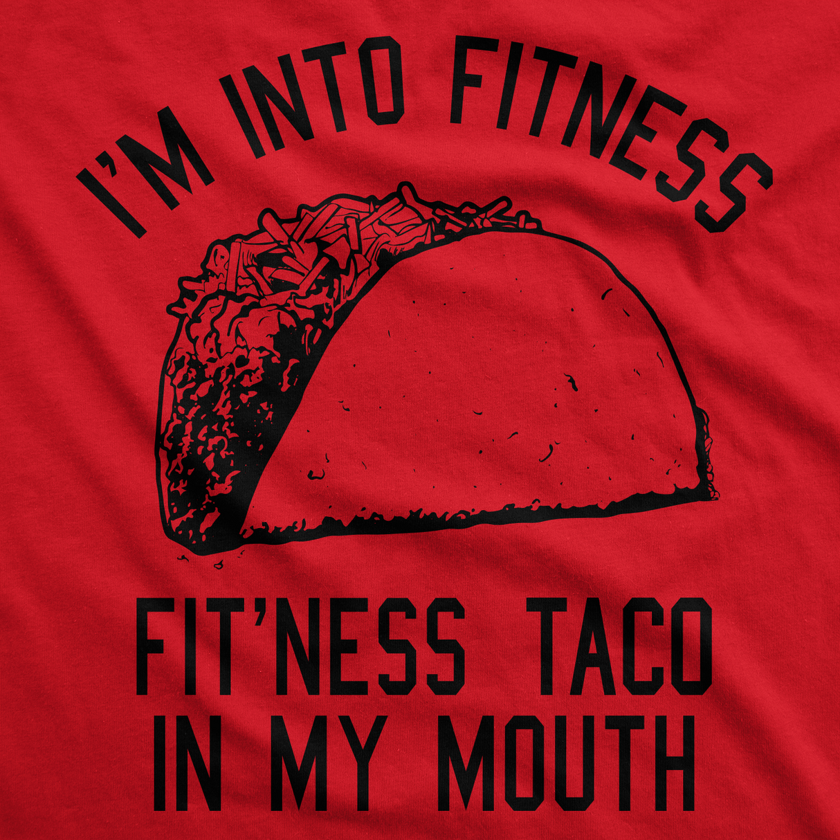 Womens Fitness Taco Funny Gym T Shirt Cool Humor Graphic Muscle Tee For Ladies