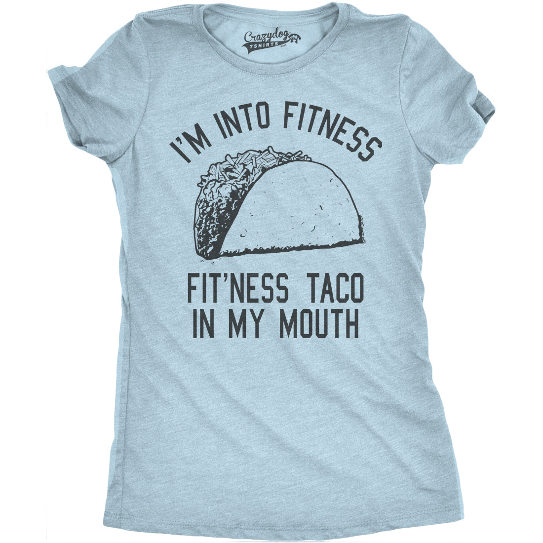 Womens Fitness Taco Funny Gym T Shirt Cool Humor Graphic Muscle Tee For Ladies