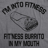 Mens Fitness Burrito Funny Gym Sarcasm Mens Humorous Novelty Tees Fitness Tank Top