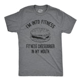 Fitness Cheeseburger In My Mouth Men's Tshirt