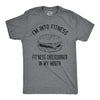 Fitness Cheeseburger In My Mouth Men's Tshirt