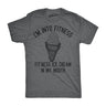 Fitness Ice Cream In My Mouth Men's Tshirt