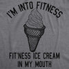 Fitness Ice Cream In My Mouth Men's Tshirt