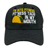 Fitness Taco Hat Funny Humorous Gym Joke Mexican Food Lovers Cap