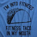 Fitness Taco In My Mouth Men's Tshirt