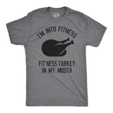 Fitness Turkey In My Mouth Men's Tshirt