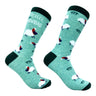 Men's Fleece Navidad Socks Funny Cute Xmas Sheep Novelty Footwear