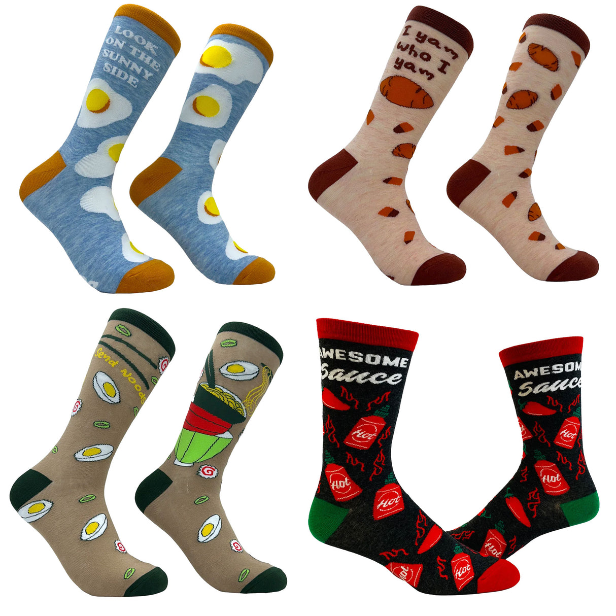 Womens Funny Sock Bundles Cute Socks with Sarcastic Sayings and Fun Graphic Designs