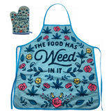 The Food Has Weed In It Oven Mitt + Apron