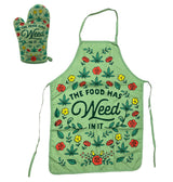 The Food Has Weed In It Oven Mitt + Apron