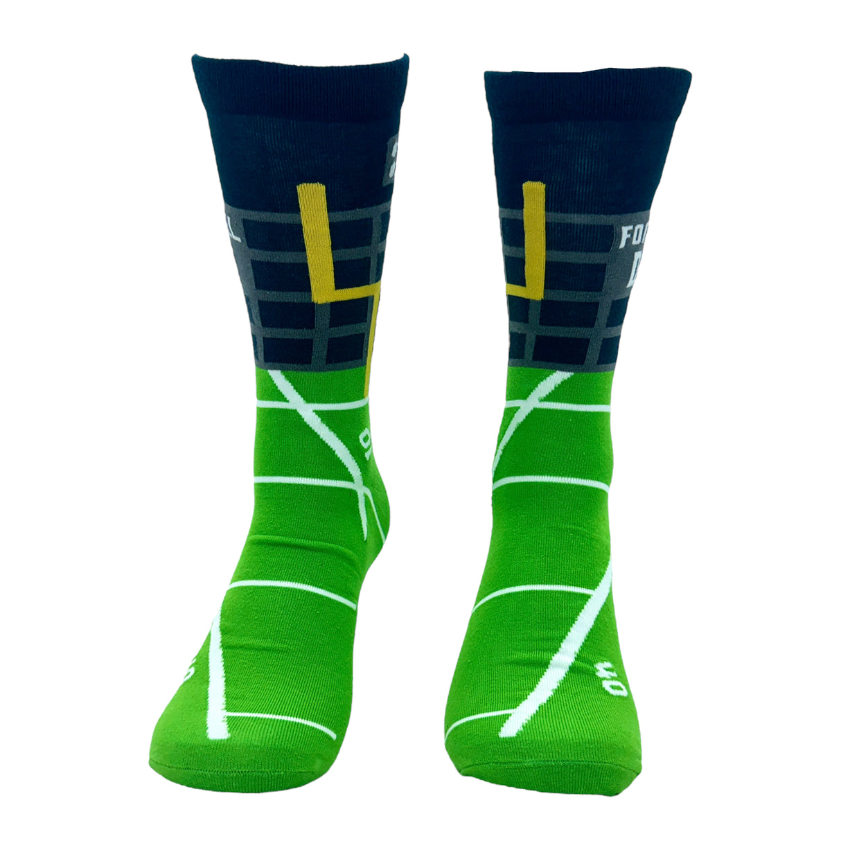 Men's Football Dad Socks Funny Cool Fathers Day Gift Foot Ball Lovers Footwear