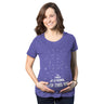 Maternity Force Is Strong Funny Pregnancy T Shirt Graphic For Expecting Mothers