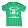 Mens Its Fore O Clock Somewhere Funny T Shirts Sarcastic Golf Tee for Men