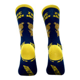 Men's Free Shrugs Socks Funny Introvert Bear Hugs Novelty Joke Footwear