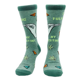 Women's Im Fulfilling My Destiny Weed Socks Funny 420 Pot Lovers Leaf Footwear