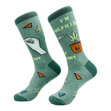 Women's Im Fulfilling My Destiny Weed Socks Funny 420 Pot Lovers Leaf Footwear