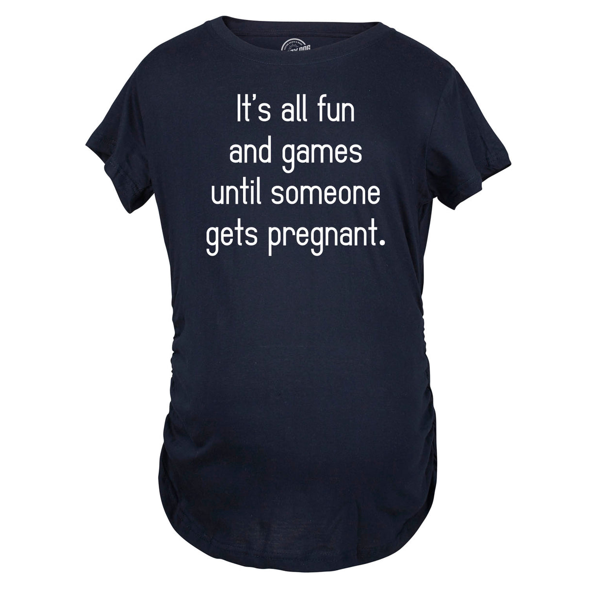 Maternity Fun and Games Pregnancy TShirt Cute Novelty Tee