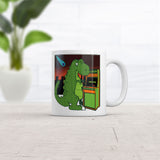 Game Over T Rex Mug Funny Retro Video Game Coffee Cup-11oz