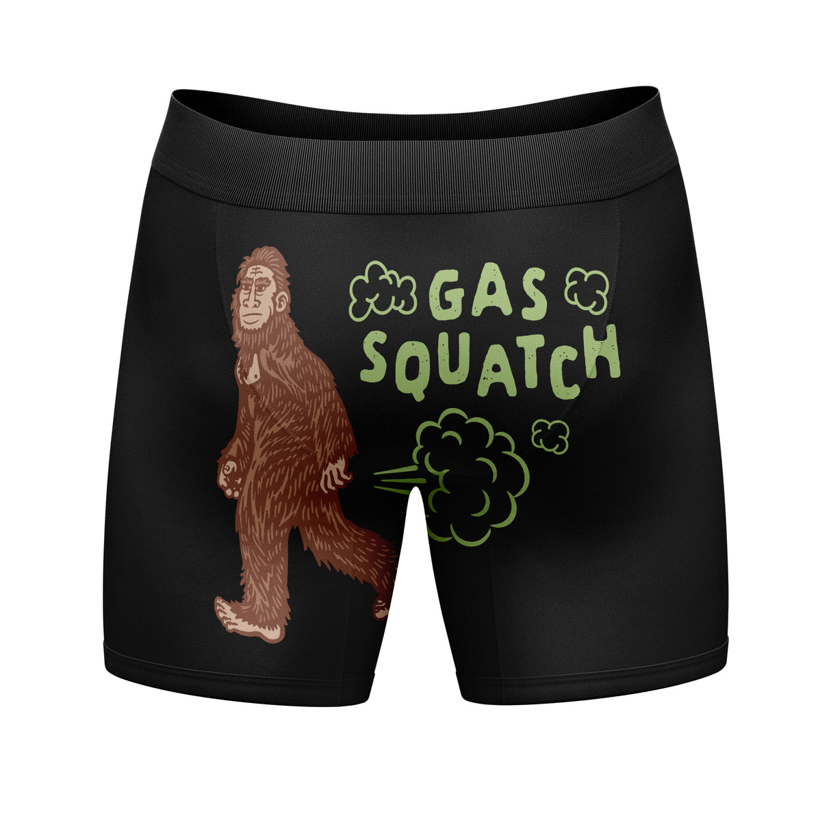 Mens Gas Giant Boxer Briefs Funny Fart Joke Gift for Dad Graphic Novelty Underwear