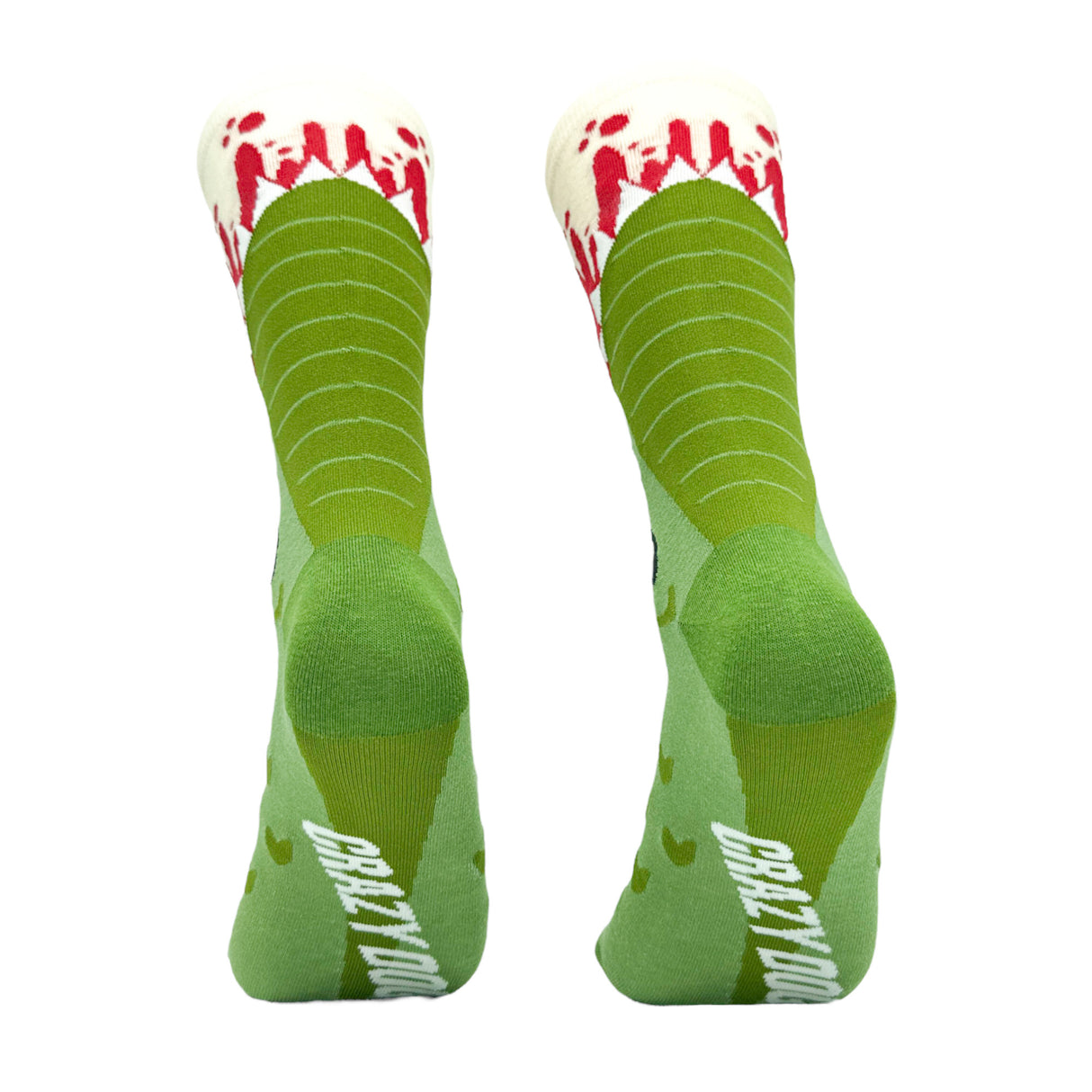 Men's Alligator Bite Socks Funny Halloween Scary Gator Attack Footwear