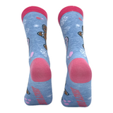 Women's Gingerbread Man Butt Socks Funny Naughty Xmas Treat Footwear