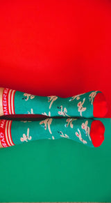 Youth Christmas Socks Funny Festive Holiday Kids Socks for Boys and Girls