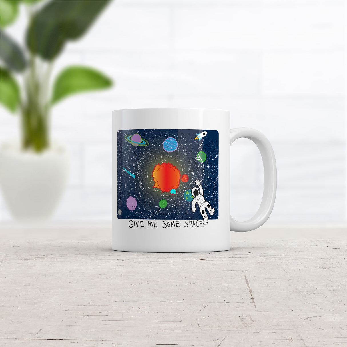 Give Me Some Space Mug Funny Sarcastic Astronaut Coffee Cup-11oz