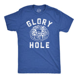 Mens Funny T Shirts Glory Hole Sarcastic Donut Graphic Tee for Men