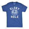 Mens Funny T Shirts Glory Hole Sarcastic Donut Graphic Tee for Men