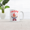 Gnope Mug Funny Nope Little Gnome Wizard Graphic Novelty Coffee Cup -11oz