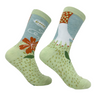 Women's Go Away Gardening Socks Funny Cute Nature Flower Picking Footwear