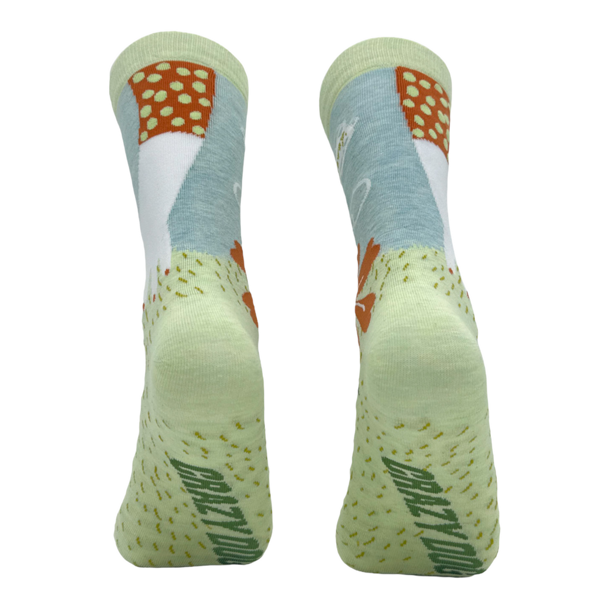 Women's Go Away Gardening Socks Funny Cute Nature Flower Picking Footwear