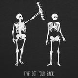 Womens Got Your Back Funny Skeleton Best Friend Halloween T shirt