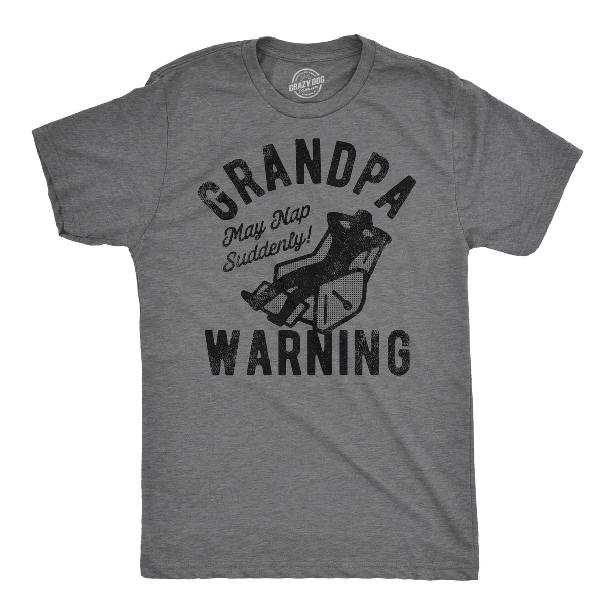 Mens Funny T Shirts Grandpa Warning Sarcastic Fathers Day Tee for Men