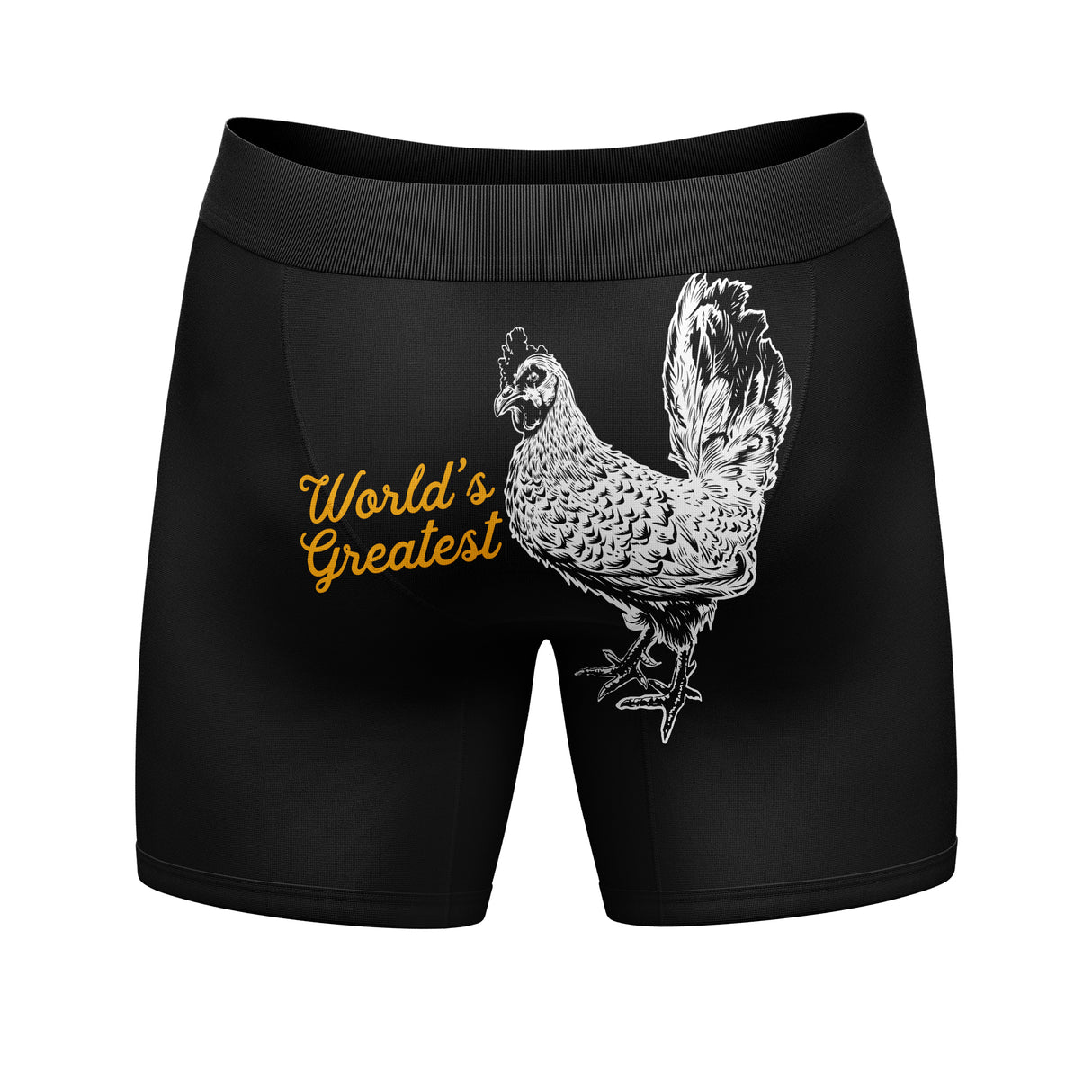 Mens Worlds Greatest Cock Boxer Briefs Funny Offensive Graphic Humorous Animal Underwear