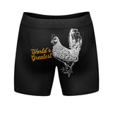 Mens Show Me Your Bobbers Boxer Briefs Funny Fishing joke Graphic Novelty Underwear